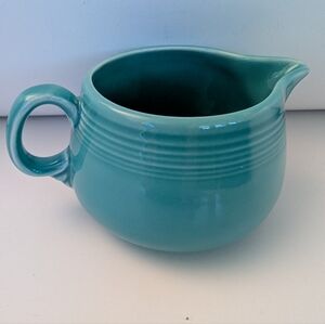 Vintage Fiestaware Turquoise Creamer